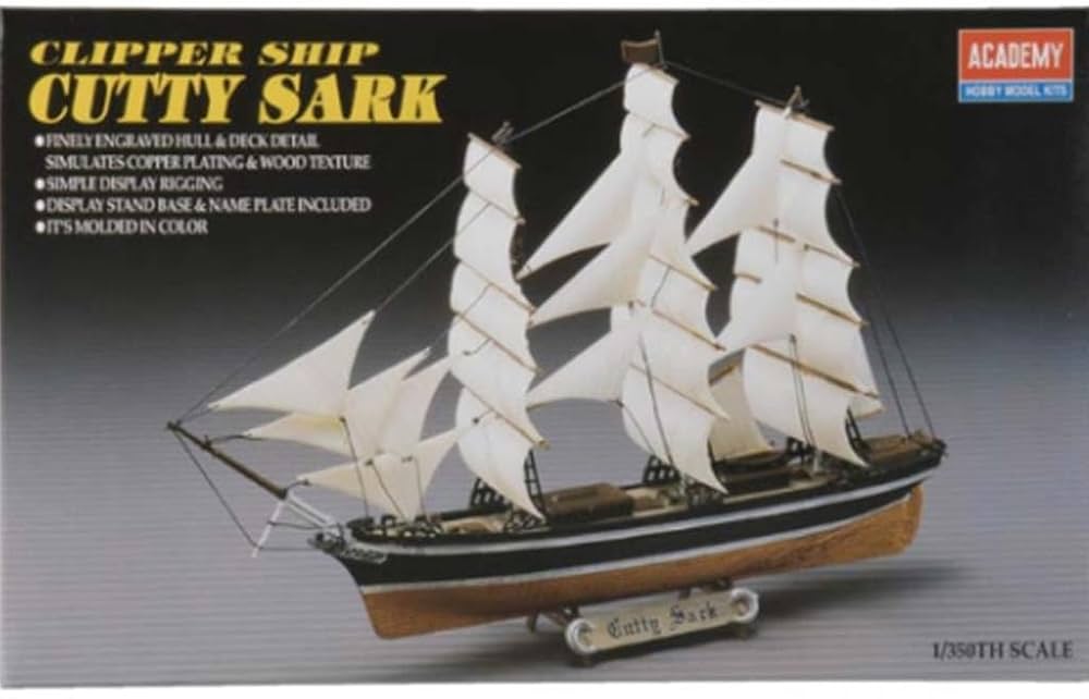 Academy 1/350 Cutty Sark Sailboat Boat Ship Plastic Model